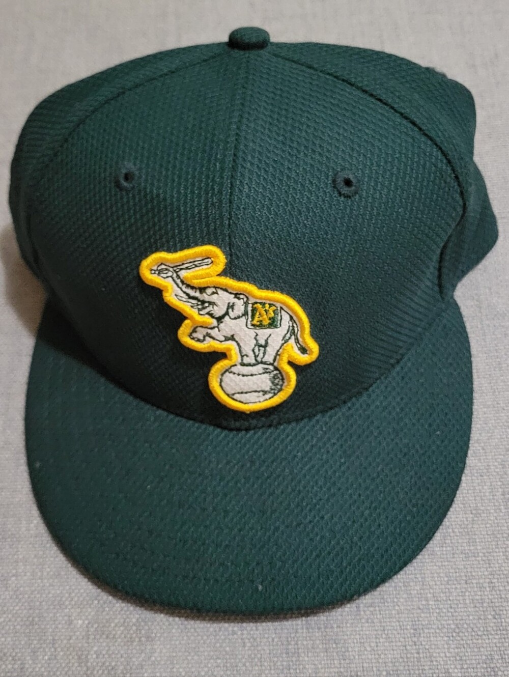 New Era Oakland Athletics Fitted Hat Mens 6 3/4 Green MLB Cap